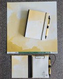 Kreativ Set 84 - Mini Klemmbuch "jaune soleil"